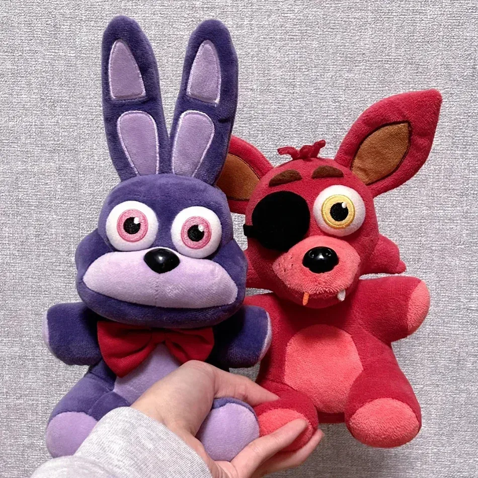 Fnaf Niedliche Plüschtiere Spielpuppen 18CM Bonnie Bär Foxy Cartoon Stoffpuppen Freddy Spielzeug