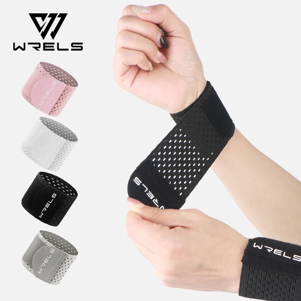WRELS Armbandverpackung Kompression Sport Elastisch Verstellbarer Handgelenkschutz Unterstützung Basketball Krafttraining Handgelenkbandagen