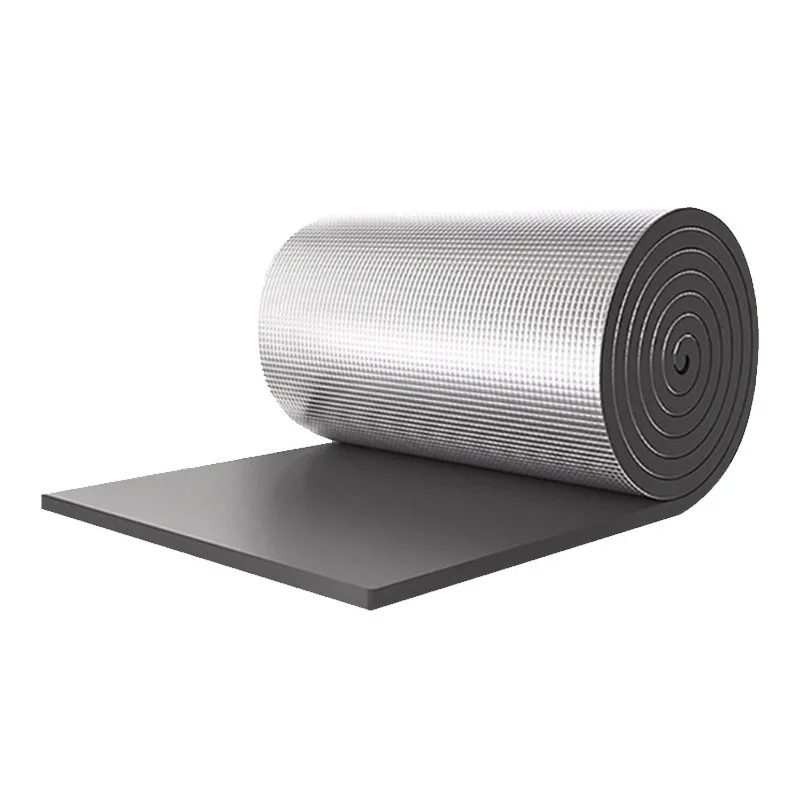 Selbstklebende Aluminiumfolie Isolierrolle Hitzebeständig Schalldämmend und Geräuschreduzierend für Auto Wohnmobil Schaumstoff Boden Dach Rohrisolierung
