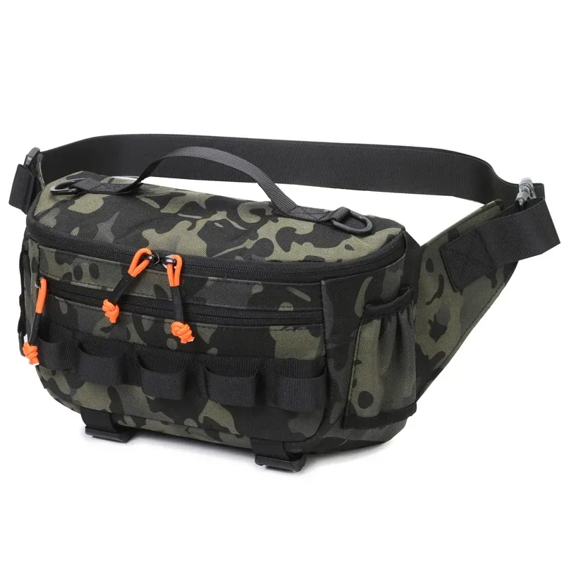 Angeln Brust Taille Tasche Taktische Outdoor Reise Sport Angeln Locken Taschen Jagd Camping Wandern Radfahren Pack Molle Rig Beutel