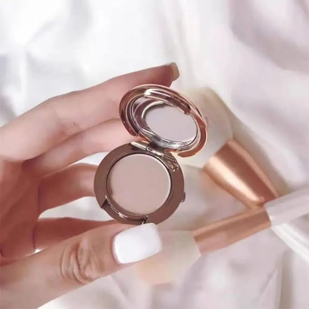 Mini-Puder, Make-up-Einstellung, Puderprobe, dauerhafte Ölkontrolle, wasserfeste Grundierung, natürlich erhellt den Hautton