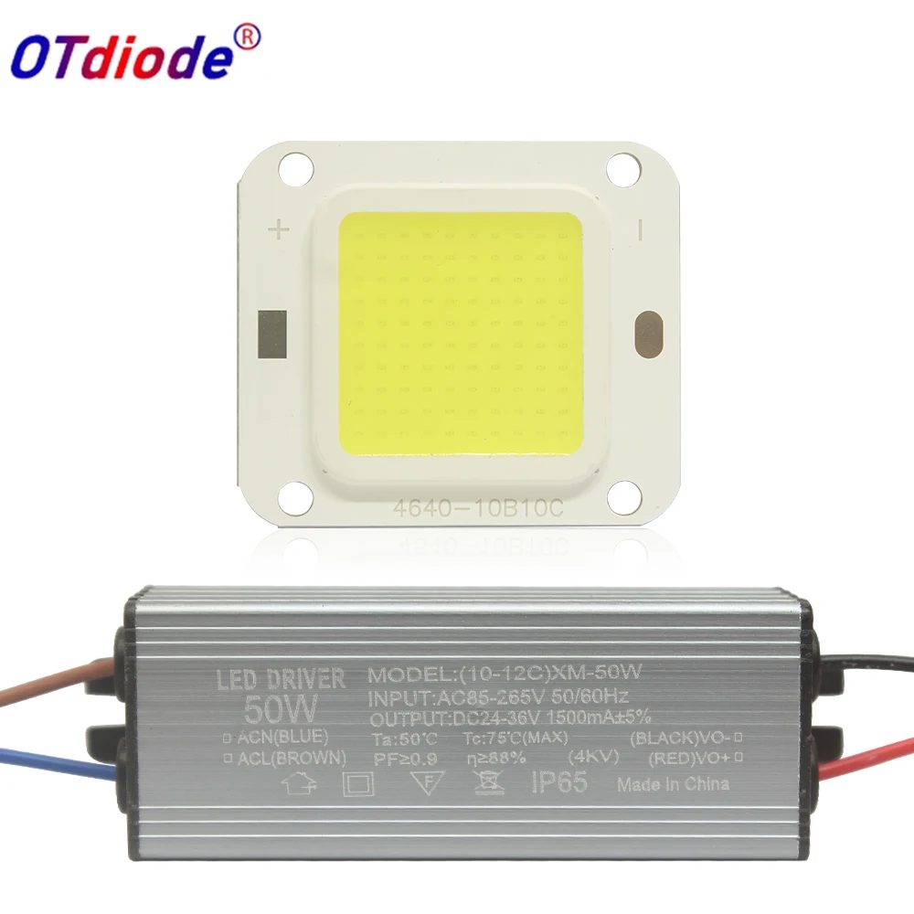 10W 20W 30W 50W 70W 100W High Power LED Perlen 30-36V Chip COB dioden + Fahrer Für DIY Flutlicht Scheinwerfer Lampen Lampen Flip chip