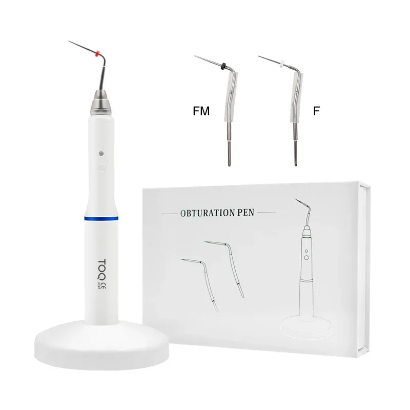Dental Cordless Gutta Percha Obturation Pen Wurzelkanalfüllsystem + 2 Spitzen 3 Sekunden schnelle Erwärmung Dental Guttapercha Cutter