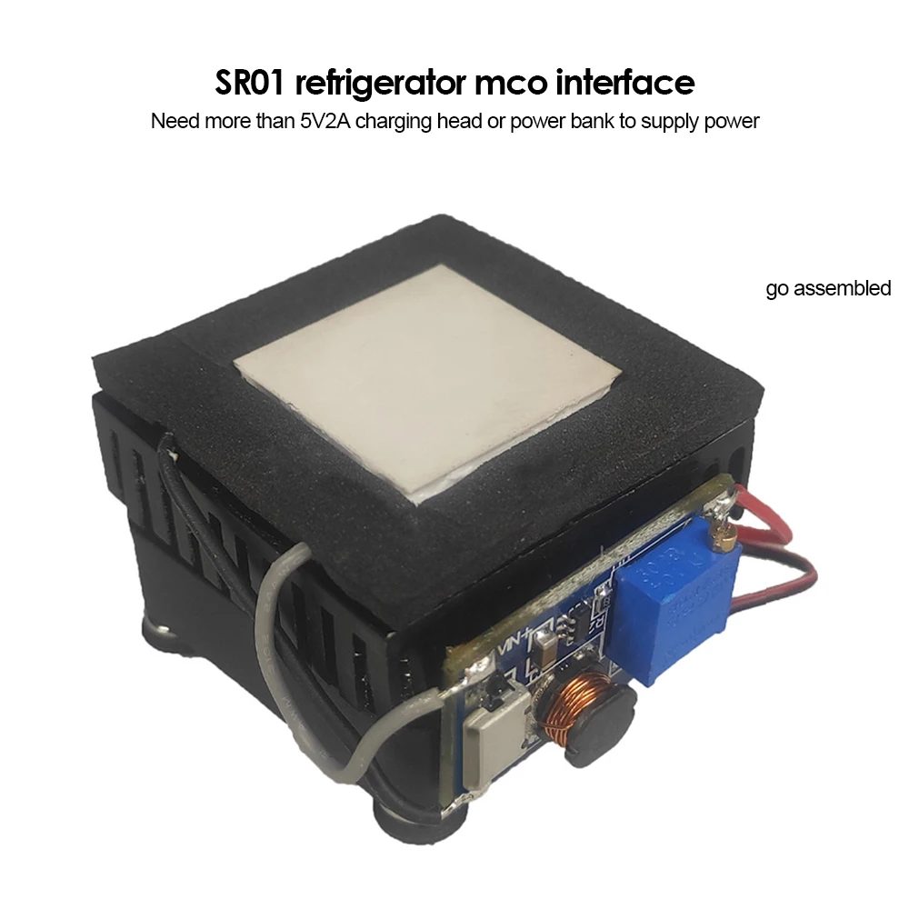 2025 Neues SR-01 5V Thermoelektrischer Kühler Peltier Elemente Modul 40*40MM 5V Halbleiter-Kühlchip Einfach zu DIY/Montage