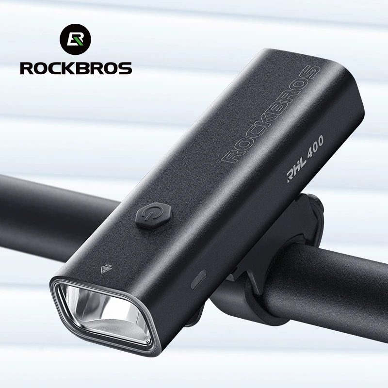 ROCKBROS Fahrrad Licht Regendicht Typ-C Lade LED 2000mAh MTB Front Lampe Scheinwerfer Aluminium Ultraleicht Taschenlampe Fahrrad Licht