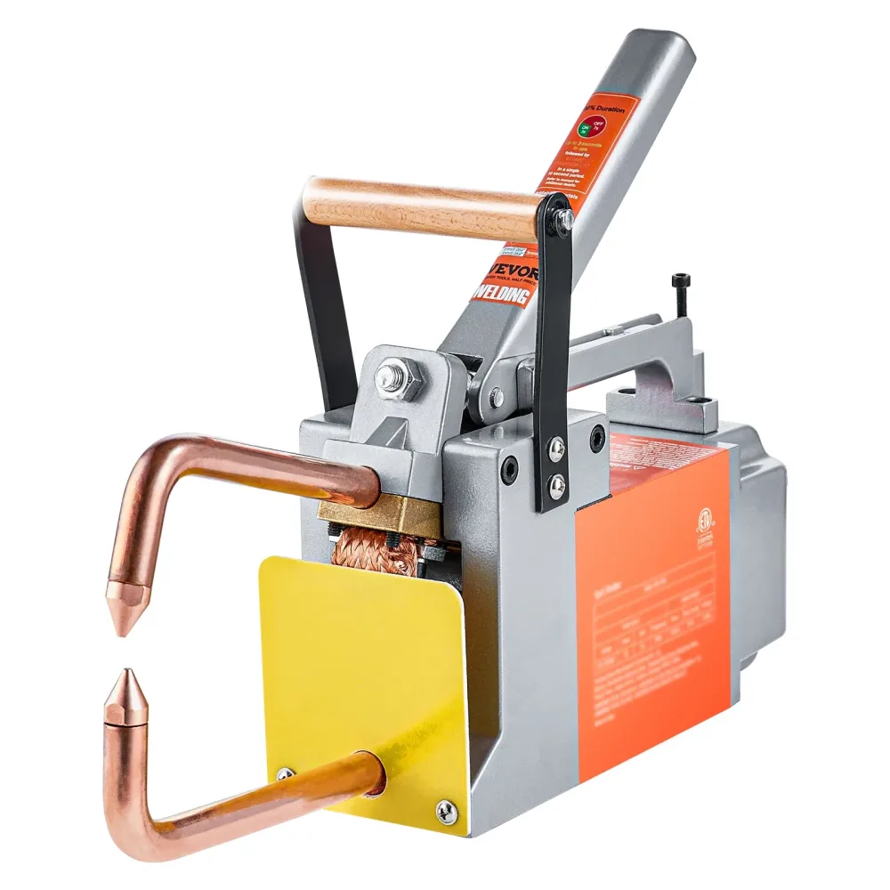 SucceBuy Tragbares Punktschweißgerät, 8 kVA, Handschweißspitze, Pistole, Blech, Punktschweißgerät für Edelstahl, Aluminiumblech