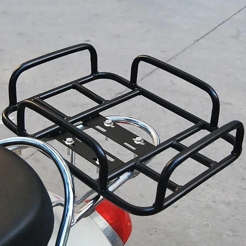 Spezielle lebensmittel verteiler box rack hinten gitter laden nahtlose stahl rohr universal motorrad elektrische fahrrad träger rack