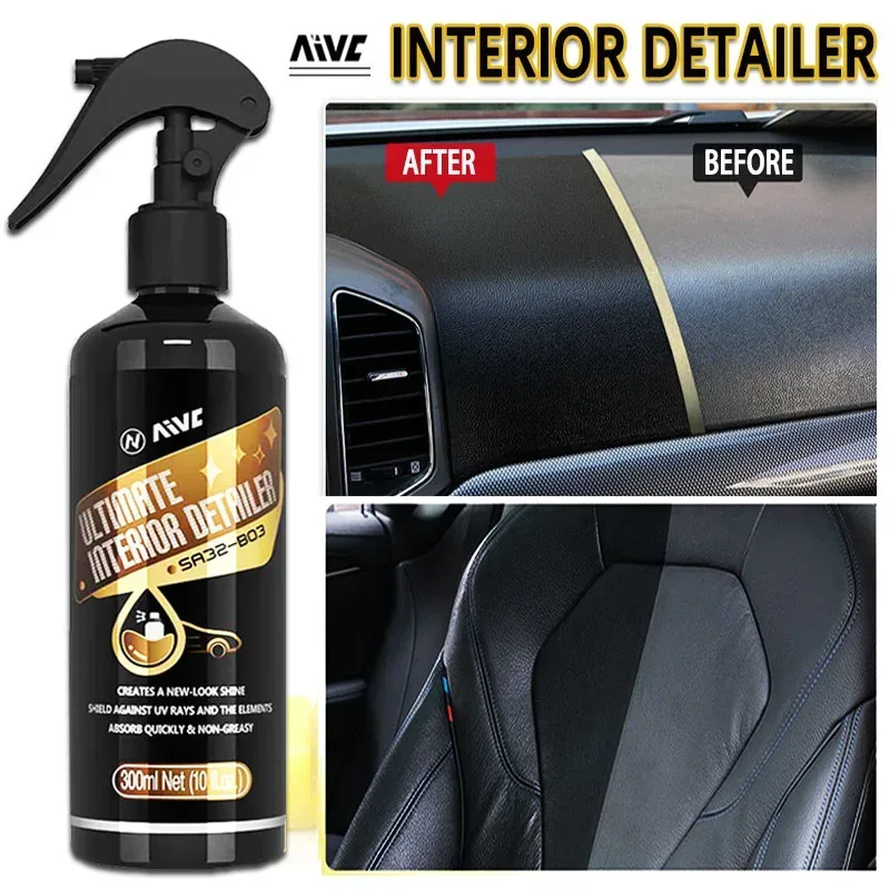 Auto-Kunststoff-Restaurator, Innenraum-Detailing-Beschichtung, Hochglanz-Poliermittel, Autopflege für Kunststoff- und Leder-Aufarbeitung
