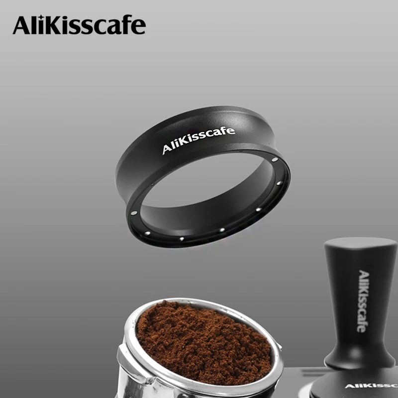 AliKisscafe Kaffee Dosierung Ring Trichter Magnetische 51MM 54MM 58MM Für Delonghi Breville Siebträger Espresso Zubehör Barista werkzeuge