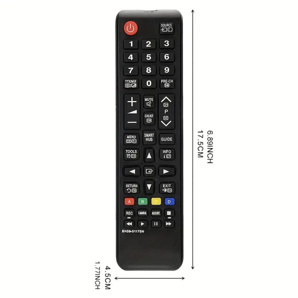 BN59-01175N Universal-Fernbedienungsersatz, kompatibel mit Samsung-Serie, alle Modellfernseher für LCD-LED-HDTV, 3D, 4K, Smart-TV