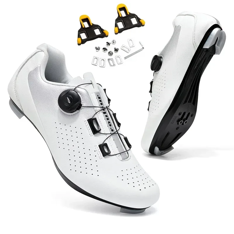Rennradschuhe Flats Cleats Schuhe Speed Cycling Sneaker Herren Fahrradschuhe Damen Selbstsichernde rutschfeste Mountainbike-Schuhe SPD