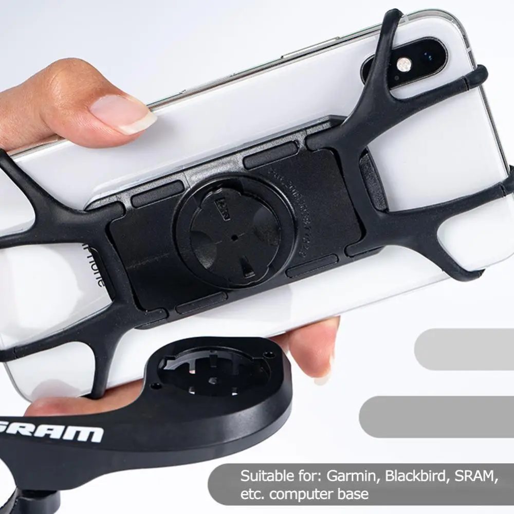 1 Stück für Sram Garmin Fahrrad-Handyhalterung, Fahrrad-Telefonhalterung, Silikon-Handyhalterung für Motorräder, stoßfest
