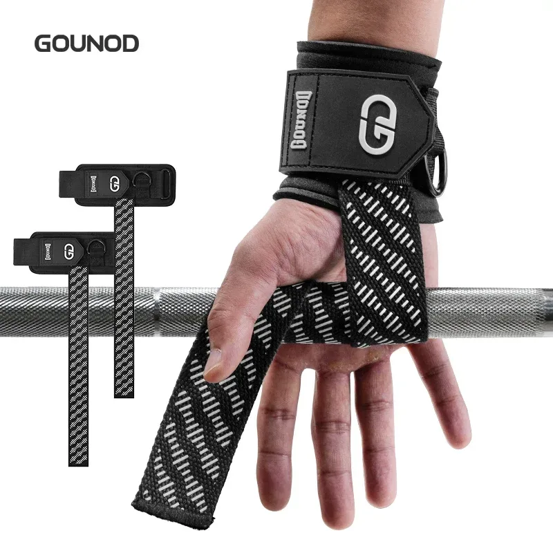 2Pcs Gewichtheben Handgelenk Riemen Kraft Training Einstellbare Nicht-slip Gym Booster Bands Fitness Hebe Unterstützung Sport Grip Verbot