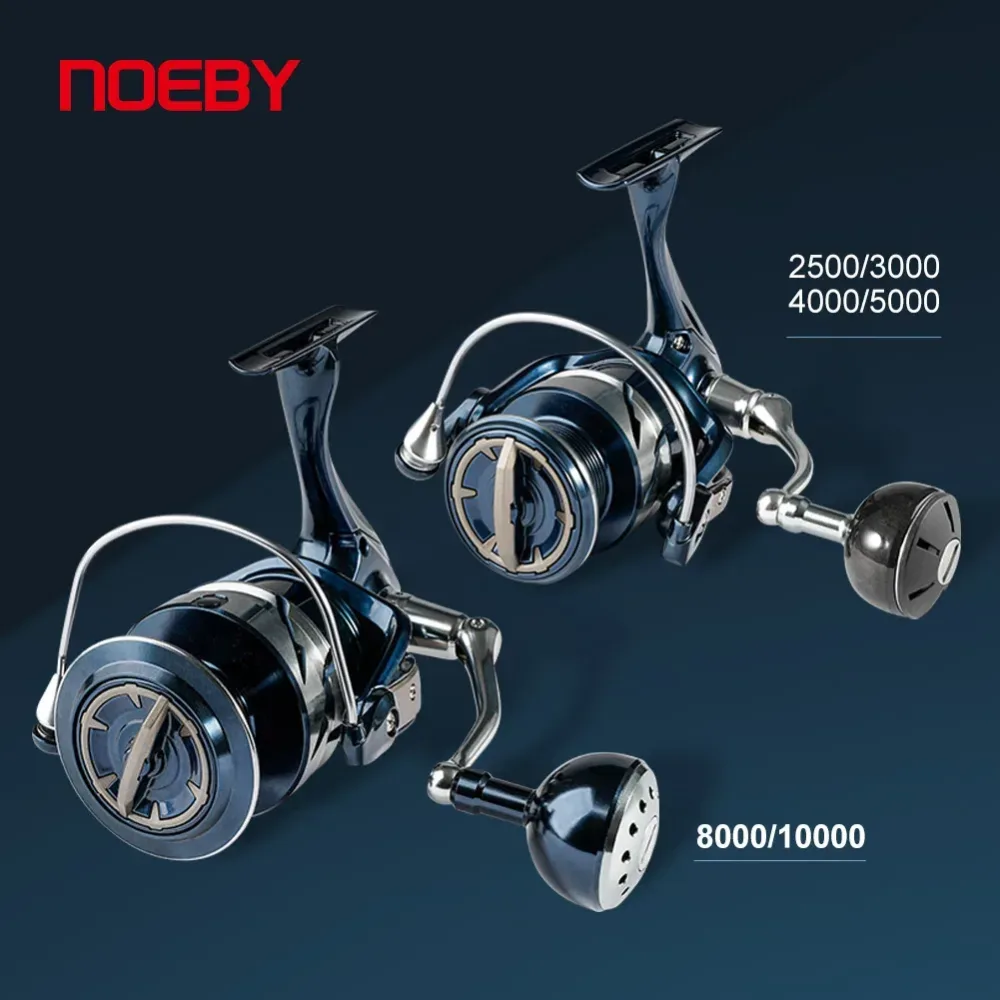 Noeby Spinning Angelrolle 2500 3000 4000 5000 6000 8000 10000 Max Drag 25 kg Aluminium Salzwasser Spinning Angelrollen