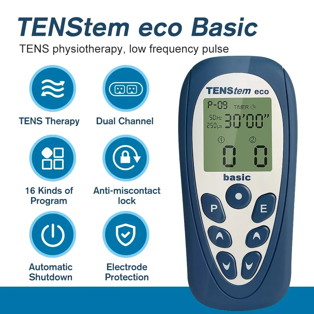 Tens Unit Muskelstimulator 16-Massagemodus Tens EMS-Maschinengerät Touchscreen-Massagegerät Intensität Deep Tissue Schulterschmerz Rel