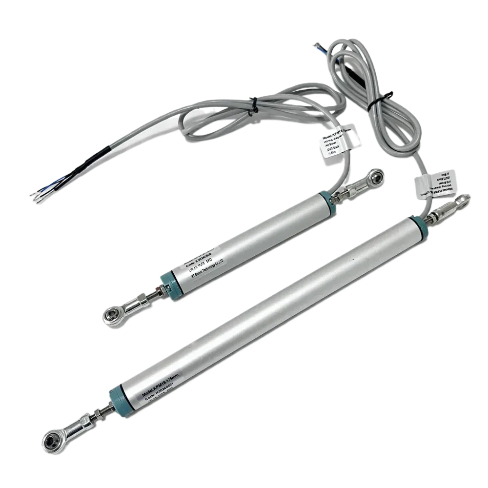 25 mm, 50 mm, 75 mm, 100 mm, 125 mm, 150 mm, 175 mm, 200 mm, 300 mm, Doppelgelenk-Linearsensor, linearer Positions-Reisesensor mit Augenstab KPM18