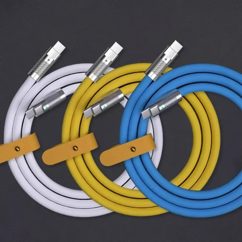 100 W Schnellladekabel, 1 m, 1,5 m, 2 m, Typ C auf C, PD-Typ-C-Kabel, flüssiges Silikon, vielseitige Kompatibilität, Typ-C-Ladekabel