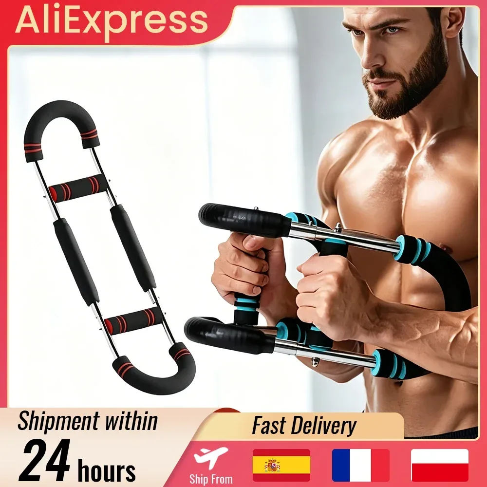 Twister Armtrainer 30-50kg Verstellbarer Brustmuskeltrainer, Unterarm-Trizeps-Brust-Trainingsgerät zur Muskelstärkung für Männer & Frauen, Körperkrafttrainer, Heimfitnessgerät
