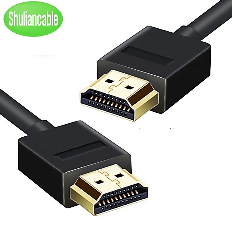 Shuliancable HDMI High-Speed Stecker-Stecker 2.0 1080P 3D für Apple TV Xbox Computer 1m 1,5m 2m 3m 5m 7,5m 10m