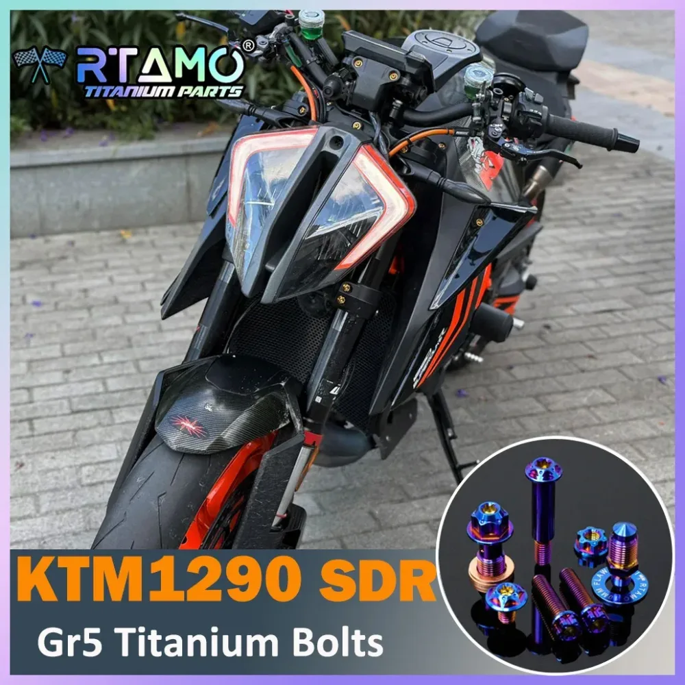 RTAMO Gr5 Titanlegierungsschraube Motorrad modifizierte Rennschraube für KTM 1290 Super Duke R 2023