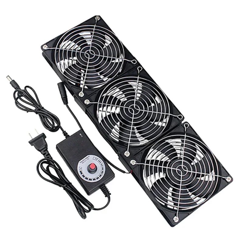 120mm 3000 U/min Lüfter kühlung mit Controller 12cm 12V 220V BTC Maschinen gehäuse Workstation Schrank Kühler Server Lüfter