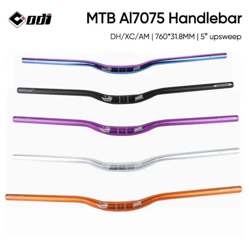 ODI Fahrradlenker 7050 Aluminiumlegierung Mountainbike-Lenker 760 mm ultraleichter Lenker für Fahrrad MTB DH XC AM Fahrradteil