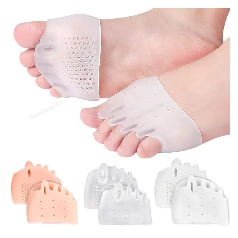 Vorfußpolster, Schuhpolster, Silikon-Einlegesohlen, orthopädische, bequeme Schuheinlagen für Damen, Zehenspreizer, Fußpflegeprodukte, Schmerzlinderung