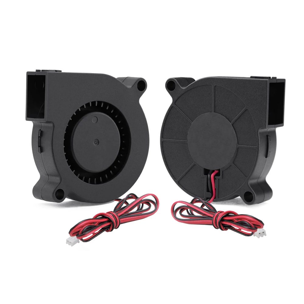 DC 5V 12V 24V 50x50x15mm Bürstenloser Radialkühler 2Pin Radialventilator 5015 Turbogebläse 5cm 50mm Kühler für 3D-Druckerkühlung