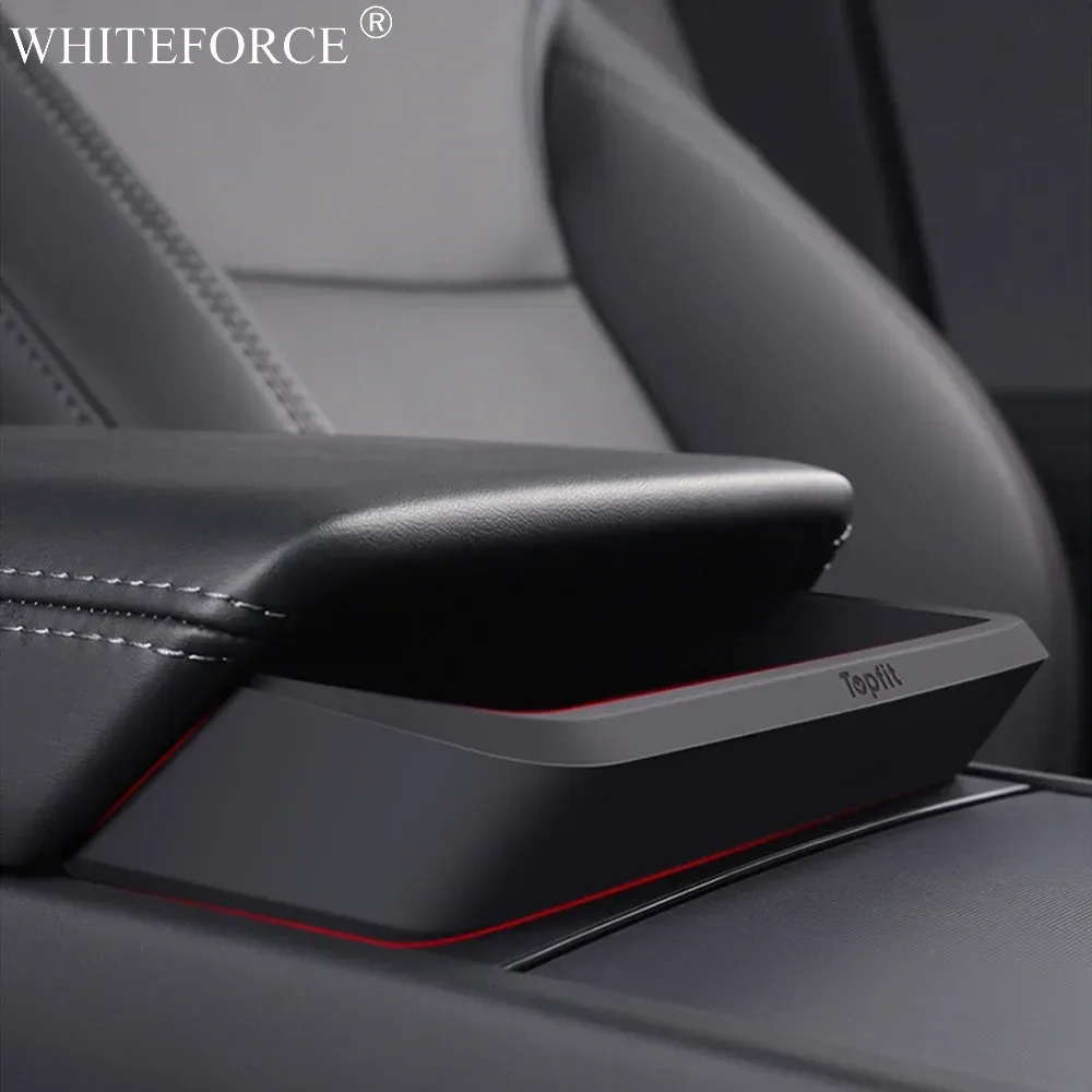Für Tesla Model Y Juniper Mittelkonsole Armlehne Aufbewahrungsbox Modell 3 Highland Brillenhalter Armlehnenfach Silikon Zubehör