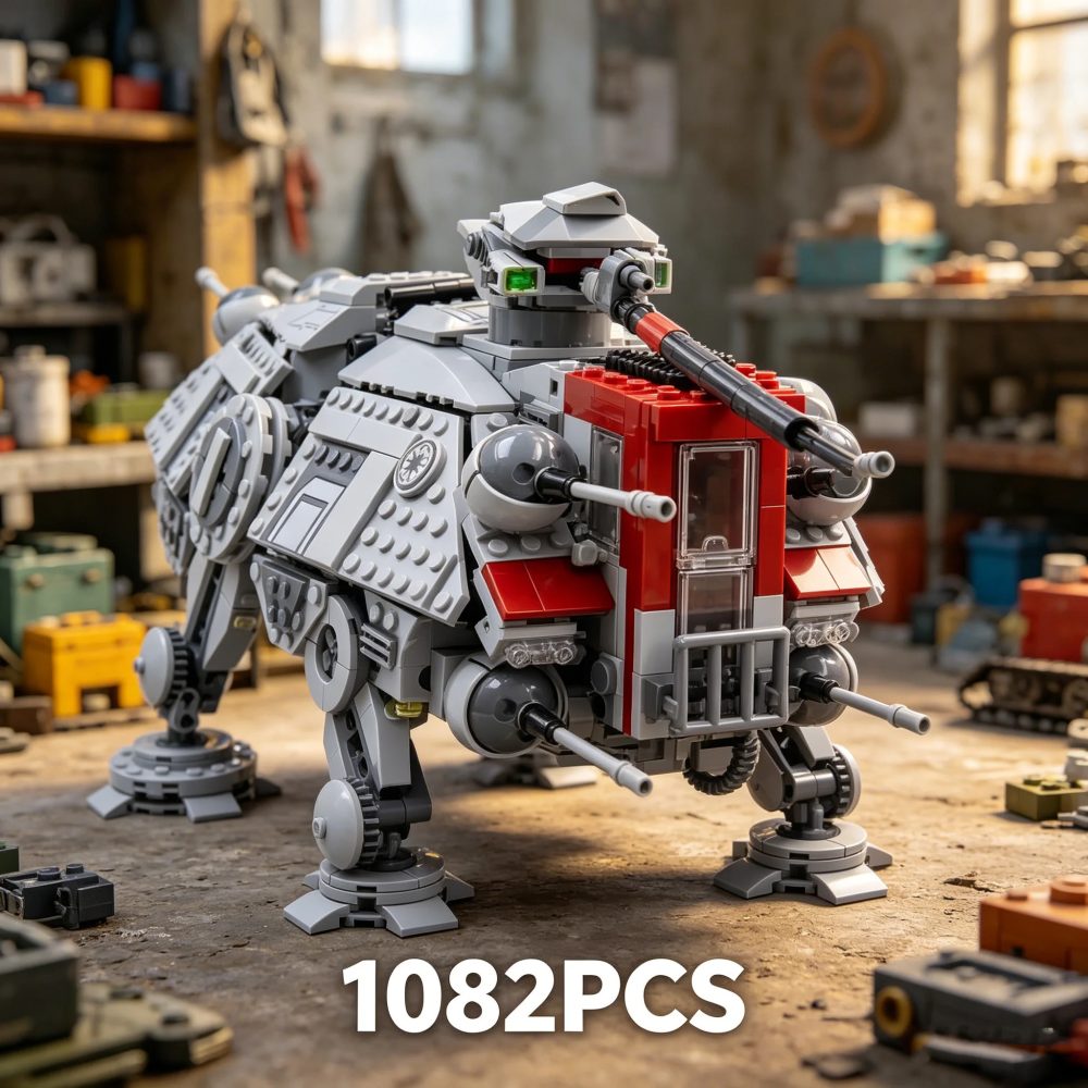 2026 Technisches Neues MOC 1082-Teiliges Baustein-Set Neues Laufroboter-Modell Kinderspielzeug Montage-Puzzle Geburtstagsgeschenk DIY Kreative Spielzeuge