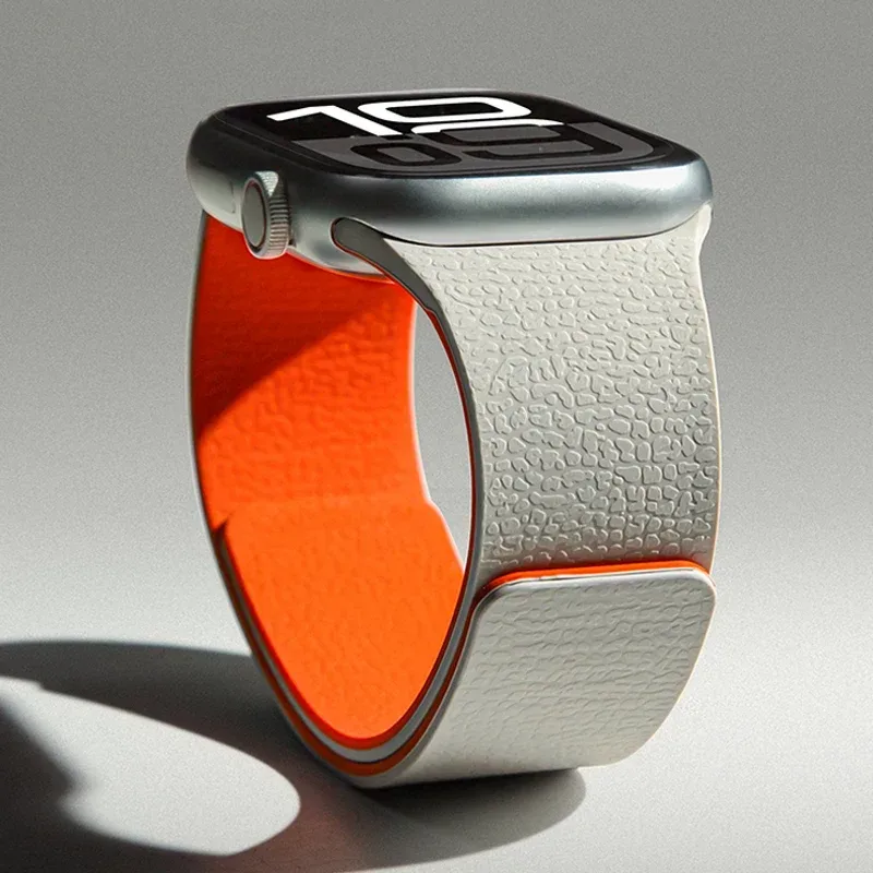Silikon-Magnetarmband für Apple Watch Bänder 44mm 40mm 41mm 42mm 46mm 45mm 49mm Correa iWatch Series 11 10 SE3 9 8 7 6 Ultra3 2