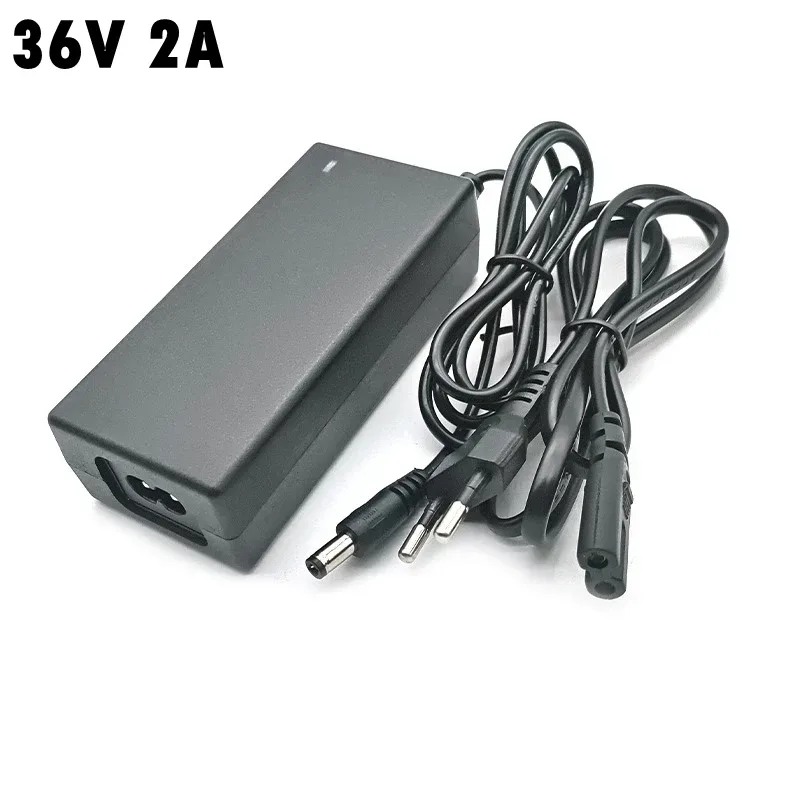 DC42V 2A Smart Ladegerät DC 5,5X2,1mm Für 10S Lithium-Batterie Gruppe 36V 8AH 10AH 12AH 14AH Mit EU UNS Stecker 110V 220V AC