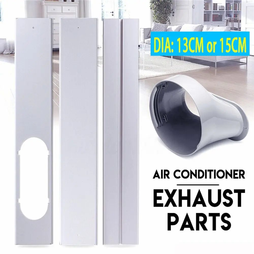 1/2 stücke tragbare Fenster Kit Schiebe platte einstellbare Adapter Windschutz scheibe Auspuffs ch lauch Rohr verbinder Klimaanlage Zubehör