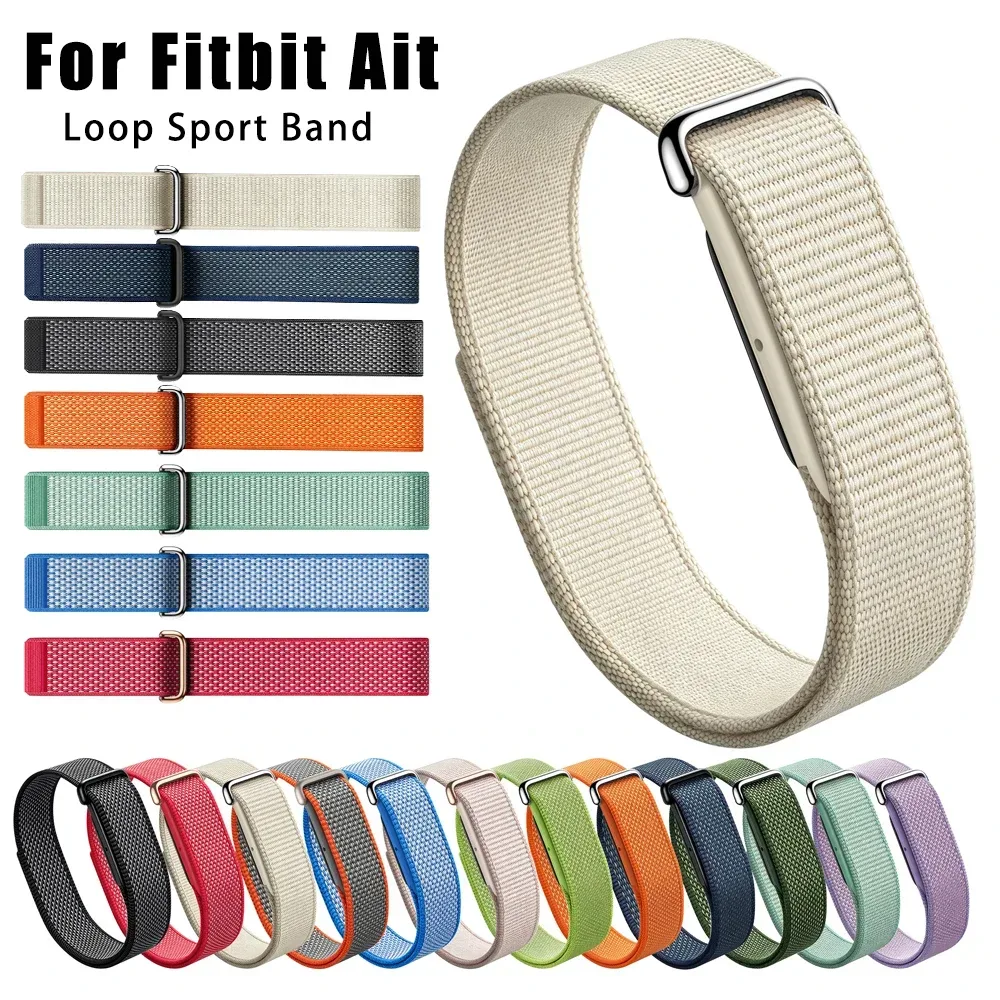 Nylonarmband für Google Fitbit Air, ultradünn, federleicht, atmungsaktiv, Schnellverschluss-Armband für Fitbit Air, ersetzt Armbänder