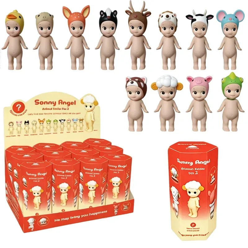 2026 Neue Engel-Puppe Mini-Figur Tierserie Blindbox Anime-Figuren Niedliche Puppen Ornamente für Anime-Fans Weihnachts- und Geburtstagsgeschenke