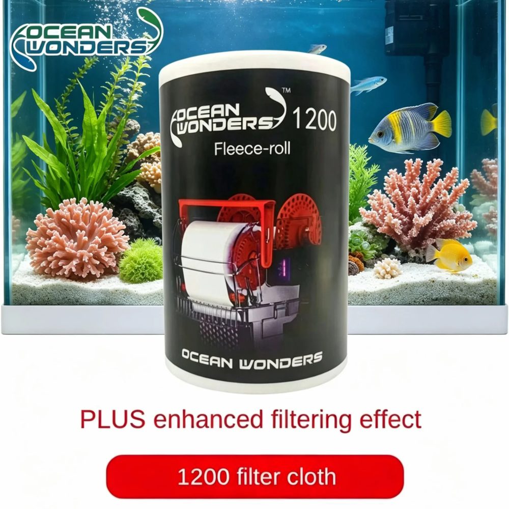 OW 1200 ist geeignet für das Red Sea Roll Ersatzfiltertuch, das OW Original Filterset für ReefMat 1200 von hoher Qualität.