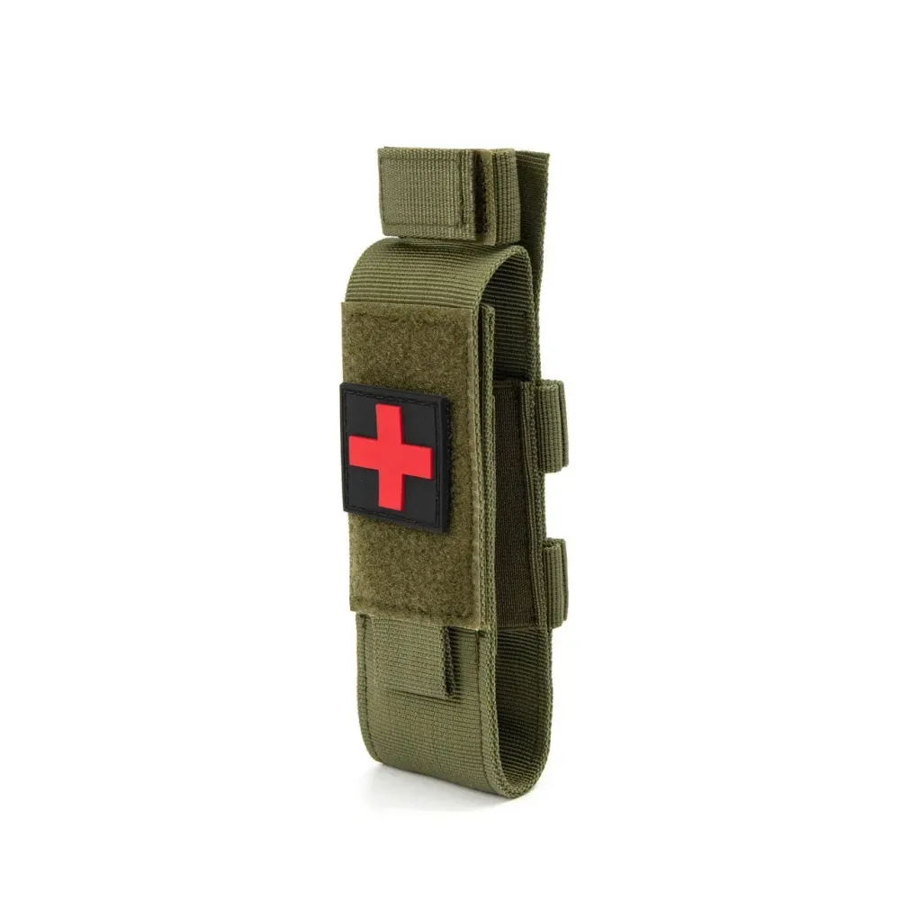 Neue Taktische Katze Erste Hilfe Nylon Tourniquet Beutel Einzelne Pistole Mag Tasche Fall Outdoor Jagd Messer Holster Medizinische Scissor Packs