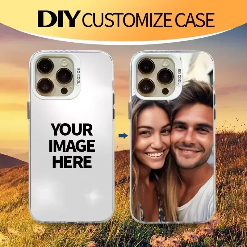 Für iPhone 18 17 16 15 14 13 12 11 Pro Max Plus Air XS XR 7 8 SE 16e DIY Individuelles Foto-Case IMD Stoßfeste Hülle UV-Druck Bild