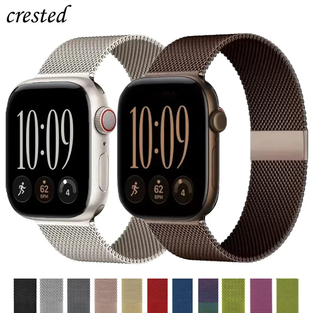 Magnetische Armbänder für Apple Watch 44mm 40mm 45mm 46mm 49mm 42mm 41mm Armband iWatch Series 12 10 9 8 7 6 5 SE Ultra 4/3