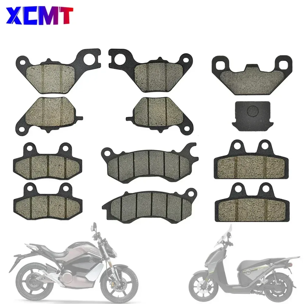 XCMT Elektrische Motorrad Zubehör Vorne Hinten Bremsbeläge Für Super Soco CU1 CU2 CU3 TS TC-MAX Pro TS RU CU-MINI Original Teile