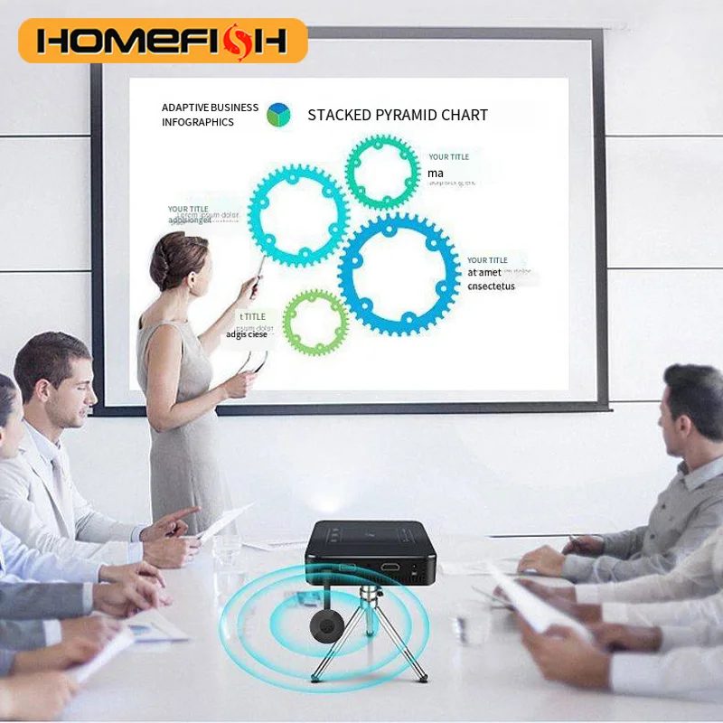Kabelloses HD-Spiegelungs-System für Mehrere Geräte, Mobiltelefon-Verbindung zum Fernseher, HD 1080P Projektion, Computer iPad WLAN Live-Bildschirm-Projektor