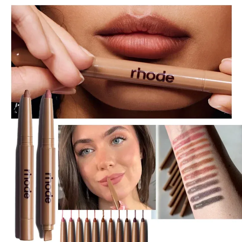 Marken-Hautpeptid-Lippenstift, Langanhaltender Lippen-Tint-Stift, Make-up-Lippenstift, Puder-Rouge, Lipgloss, Make-up-Lipliner
