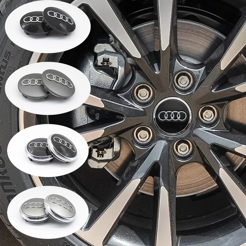 4er-Set 60mm 61mm 68mm 69mm Auto-Styling Radnabenkappen für Audi A3 A4 A5 A6 A7 A8 S4 S6 4B0601170 Zubehör
