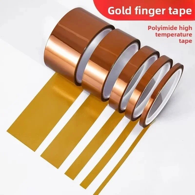 1 Stück selbstklebendes Klebeband, 33 m, hochtemperaturbeständiges Klebeband, Elektronikindustrie, Schweißen, Polyimid, Capton, Isolierband