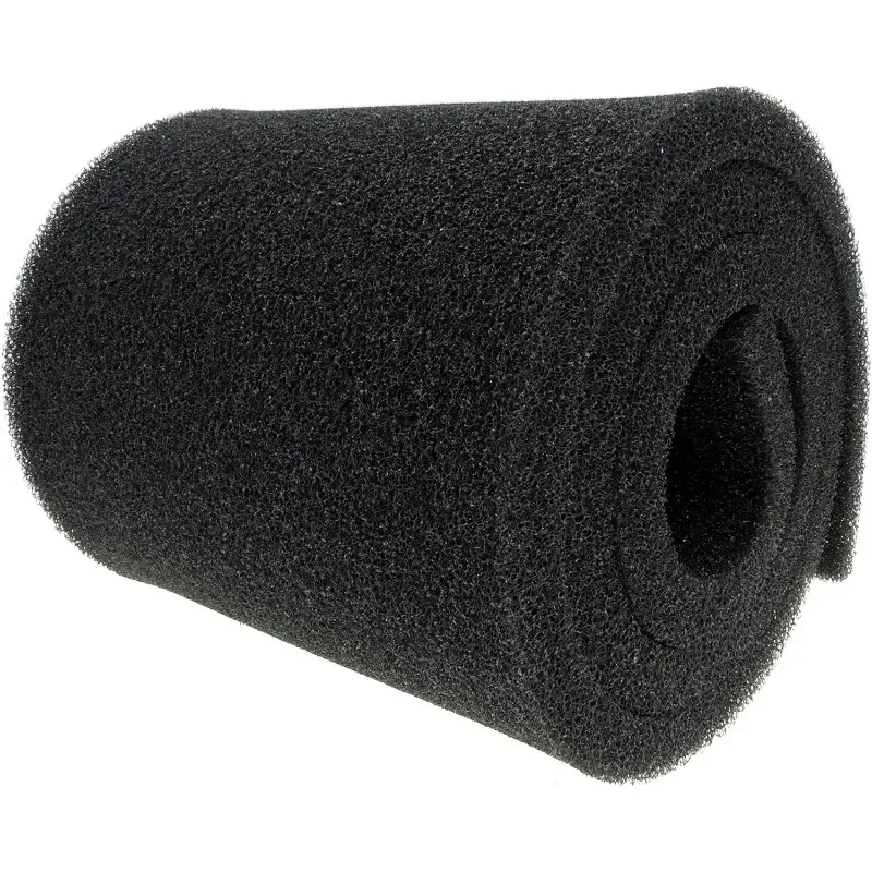 Mehrgrößen Bio-Baumwoll-Filtertuch Hochdichte Reinigungsfilter für Fischteiche Verdicktes Bio-Filtermaterial Schwarzes Filterpad