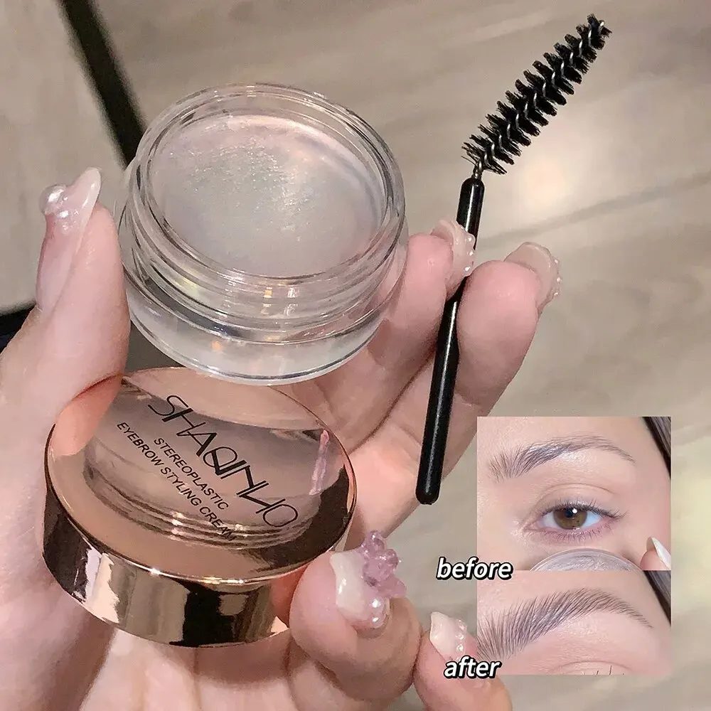 Dreidimensionale Augenbrauenformungsseife, Augenbrauen-Gel-Gel-Textur, schafft ein natürliches Augenbrauen-Styling