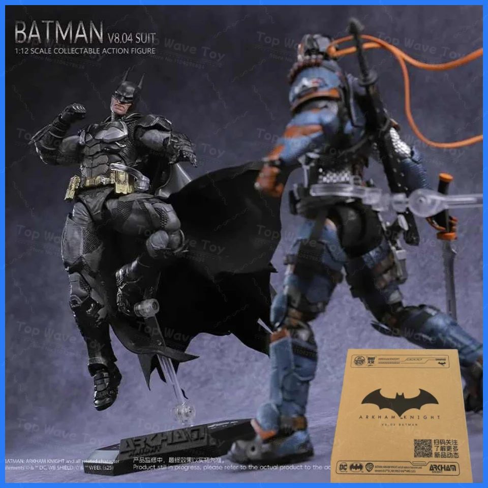 2026 Neuer Batman Arkham Knight Actionfigur LPZZ im Maßstab 1:12, Soldaten-Krieger-Edition, Batman Komplettset, 6-Zoll-Modellspielzeug