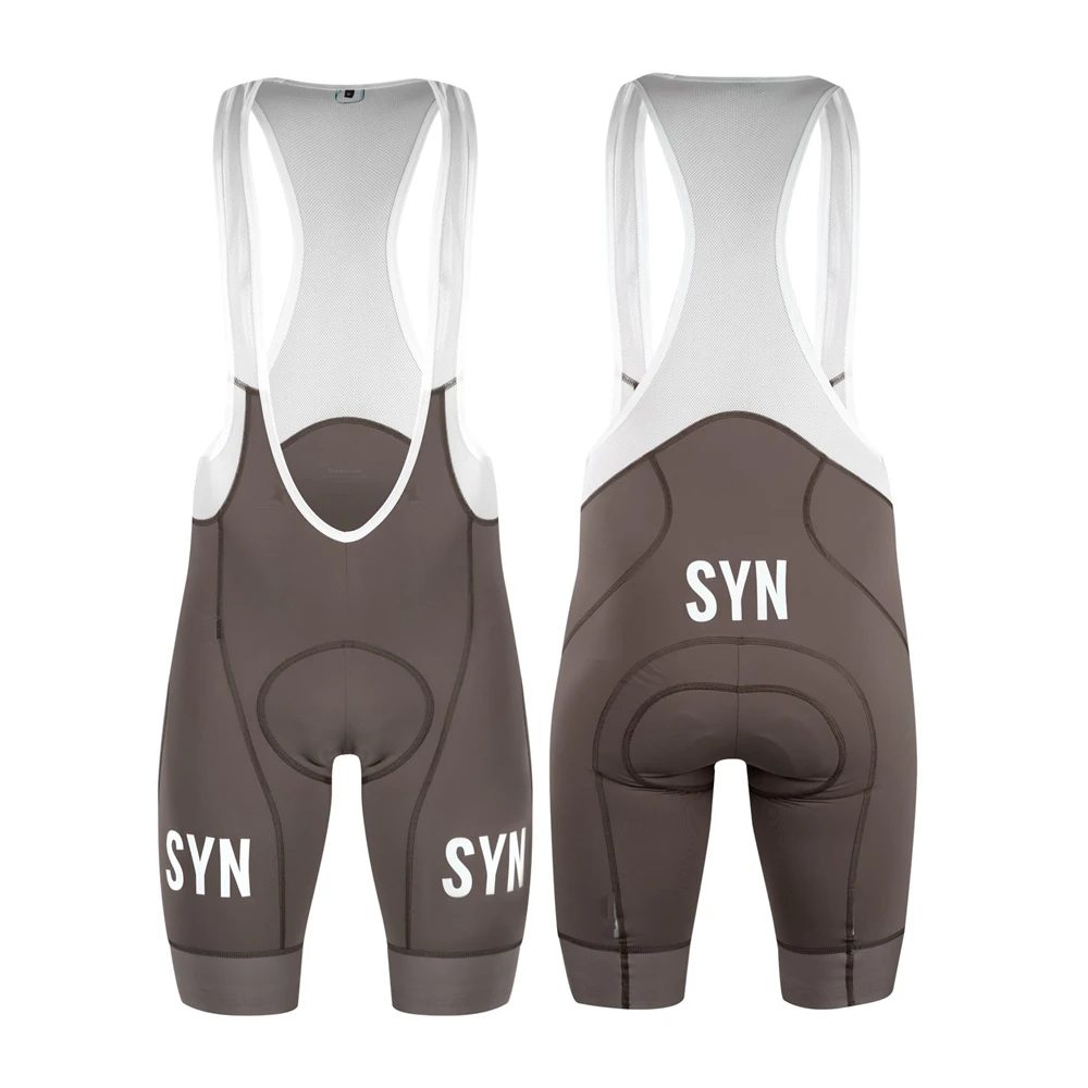 Pro Team Racing 6?8 Stunden Unisex-Trägerhose, stoßfester Schwammsitz für Radfahren, MTB-Shorts, Herren und Damen, Fahrradbekleidung