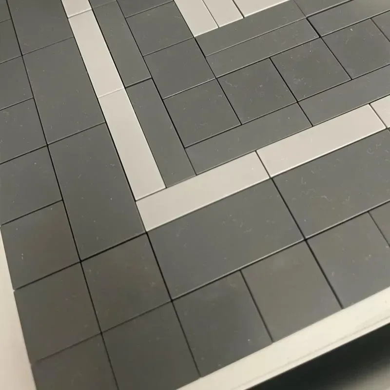 2026 neue kreative MOC-Bausteine, glatte DIY-Bausteine, Figuren-Bausteine, Keramikfliesen 2x4, pädagogische Flachbausteine 2*4