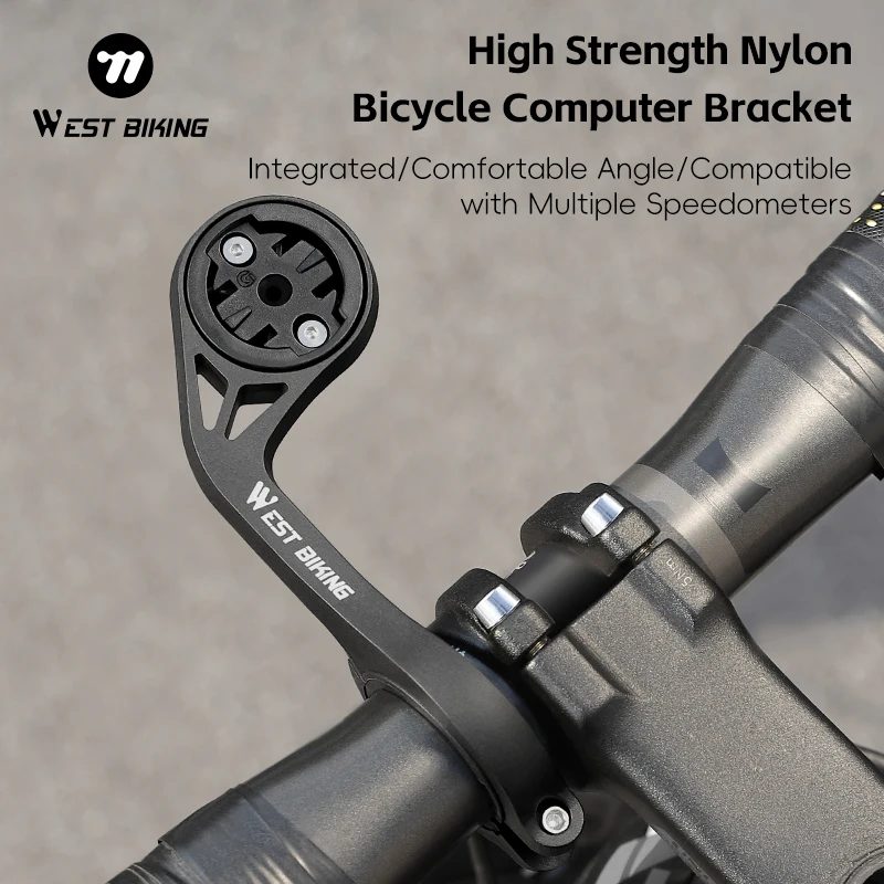 WEST BIKING Fahrradcomputerhalterung für Garmin/Bryton/Wahoo Tachometer, Fahrradbeleuchtung und Kamerahalterung, MTB-Rennradzubehör
